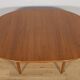 Mid-Century Round Teak Extendable Dining Table, United Knigdom, 1960s