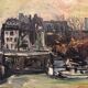 Pont Neuf in Paris, morning light by Maurice Verdier, School of Paris