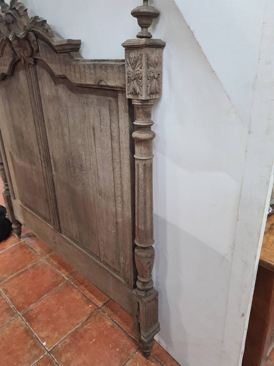 Oak headboard