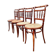 4 bentwood and webbing Dining Chairs by Jacob and Josef Kohn