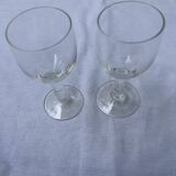 Lot de 2 verres à digestif anciens