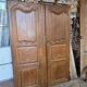 Pair of 19th-century oak cupboard doors