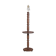 Art Deco Geometric Oak French Mid-Century Floor Lamp