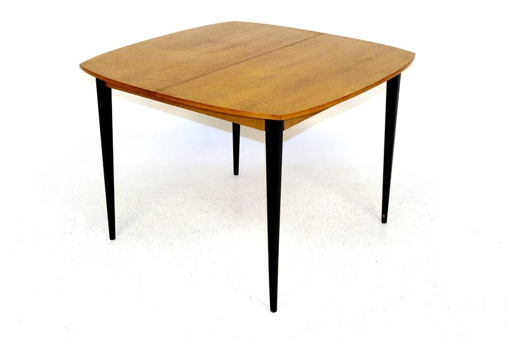 Scandinavian teak dining table, Sweden, 1960s