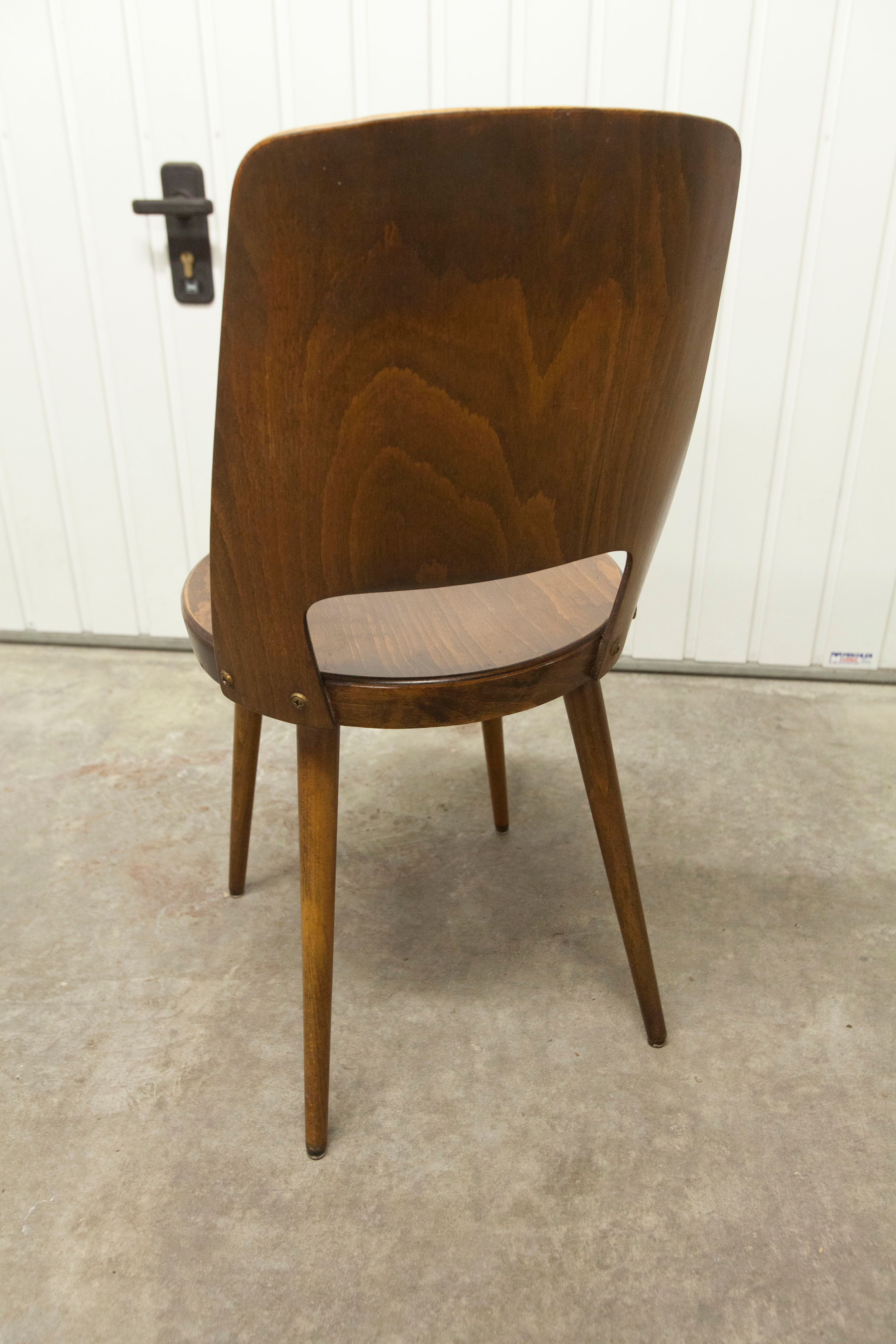 Chaise bistrot Baumann Montdor 1960
