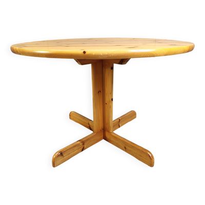 Table de salle à manger en pin de style Rainer Daumiller, années 1970