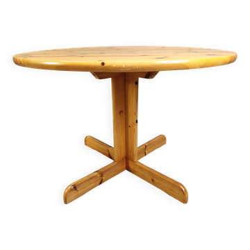 Table de salle à manger en pin de style Rainer Daumiller, années 1970