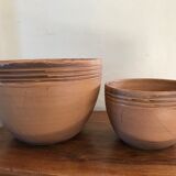 Vallauris 70's terracotta salad bowls