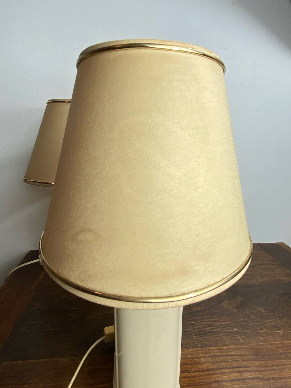 Paire de lampes, Robert de Schuytener années 70