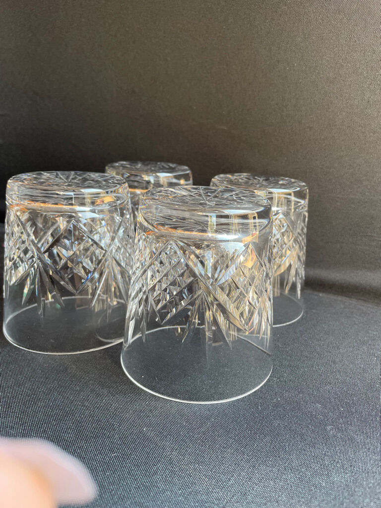 Whiskey glasses - hand-cut crystal