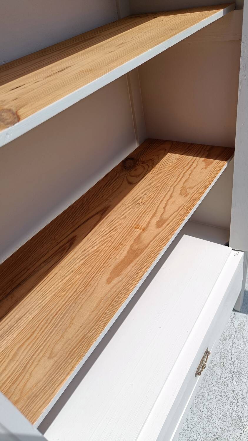 White art deco Parisian wardrobe