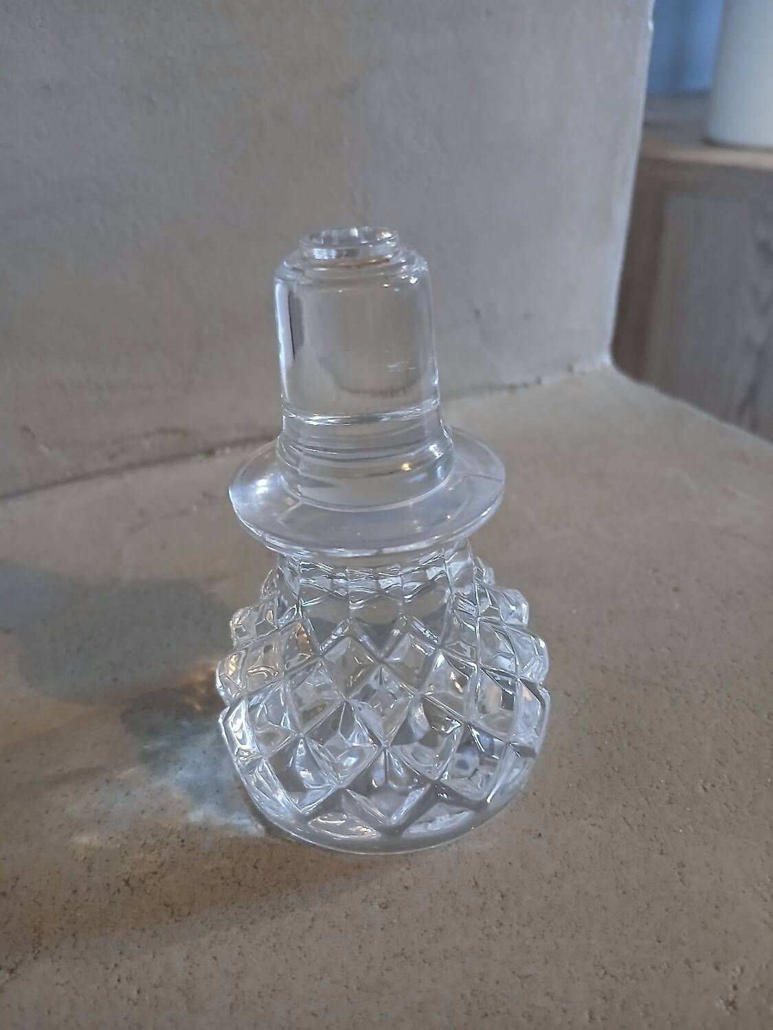 Small crystal carafe