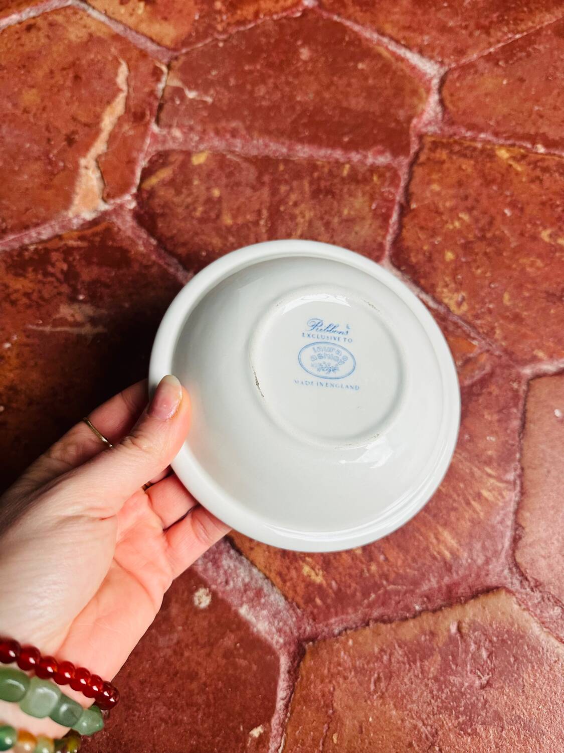 Laura Ashley Antique Soap Dish Pair