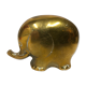 70s golden brass elephant paper press