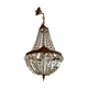 Hot air balloon chandelier with tassels