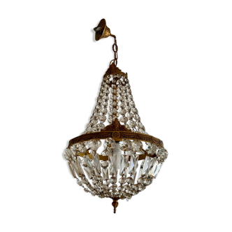 Hot air balloon chandelier with tassels