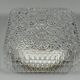 1960s 1970s Ceiling Lamp Flush Mount in Glass & Metal Space Age Design