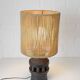 Vintage Floor Lamp Rustic Handmade Farmhouse Wood Wagon Wheel Light