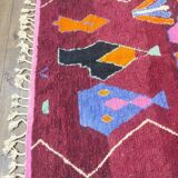 Moroccan wool rug 250cm x 150cm