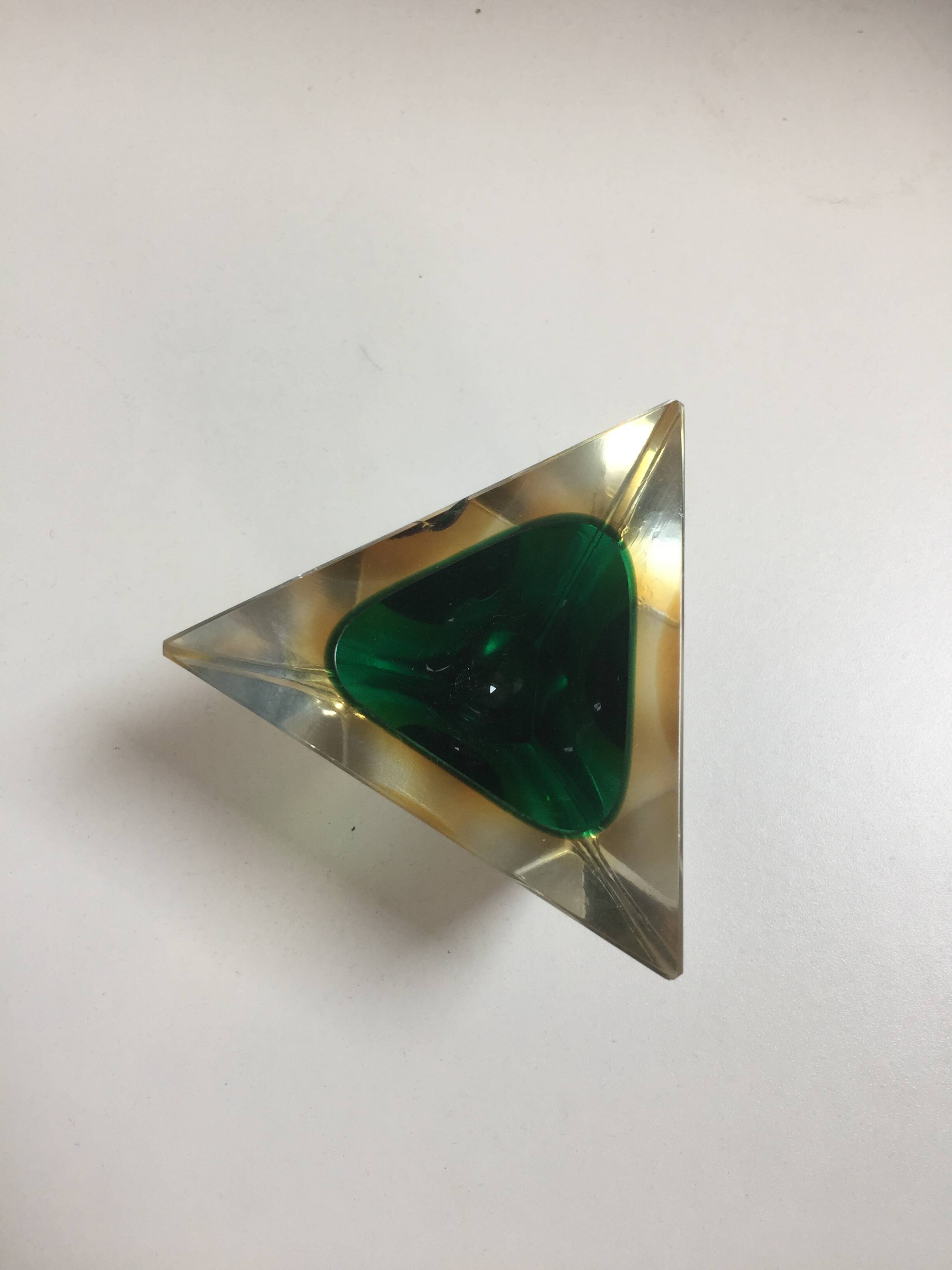 Glass ashtray Murano