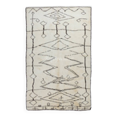 Moroccan Berber Rug Made of Natural Undyed Wool