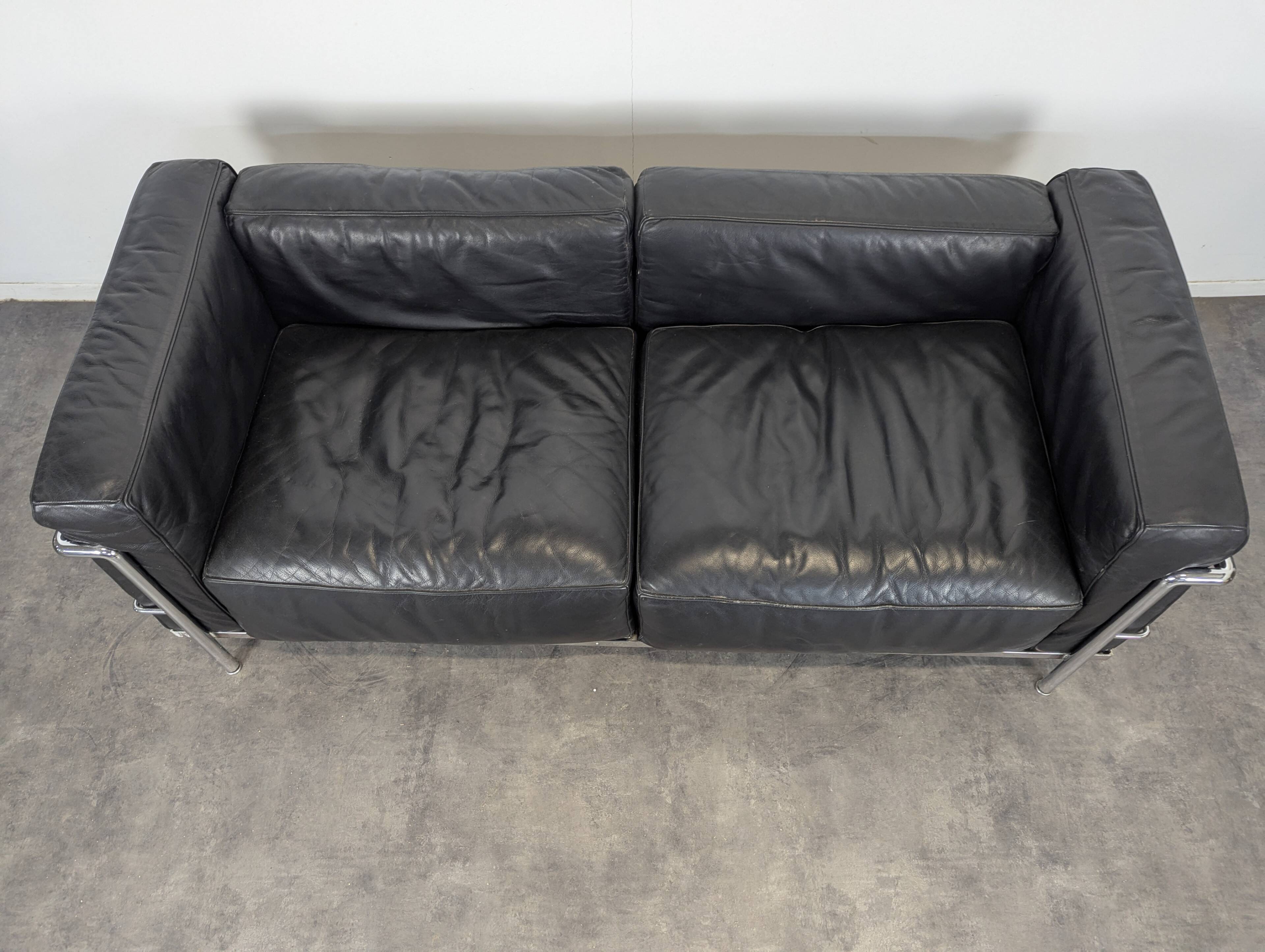 LC3 Canapé model by Le Corbusier and Charlotte Perriand for Cassina