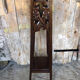 High table silver mahogany carved vintage