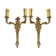Old bronze rock style appliques