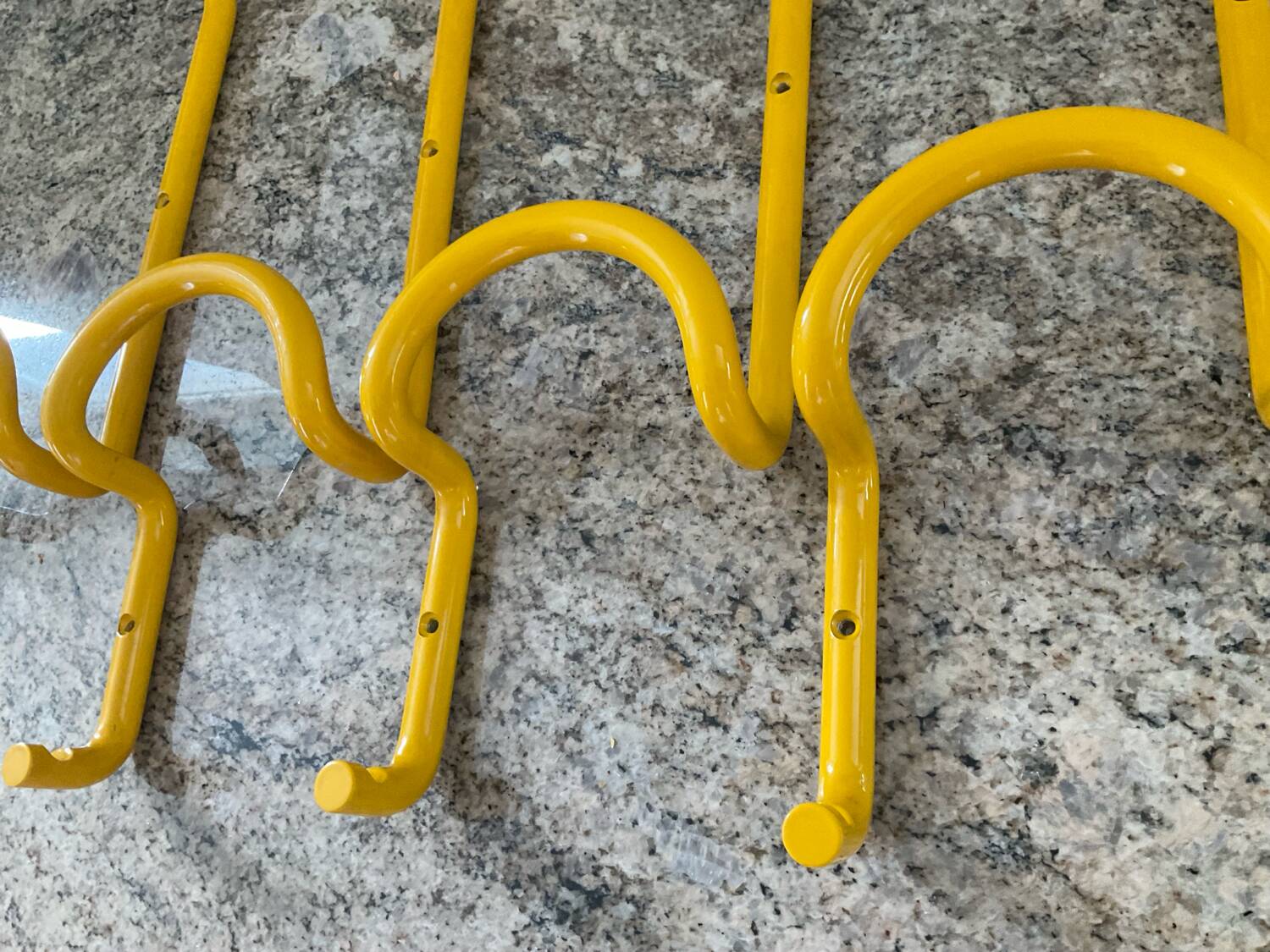 Series of 4 “Taka” hooks by Cesar Rota Nodari Acerbis