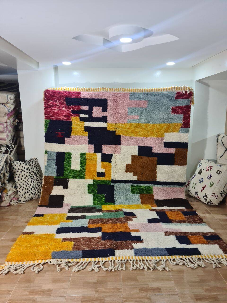 Tapis berbère marocain artisanal fait main 300 X 200 CM