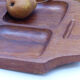 Scandinavian vintage aperitif teak platter