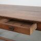 Grande table à manger antique française pour 6 à 8 personnes.