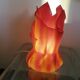 Draped chaplain lamp, Les Exclarares, in polycarbonate, 1980