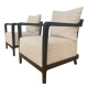 Pair of Be Bop armchairs – Specchio Nature fabric – excellent condition