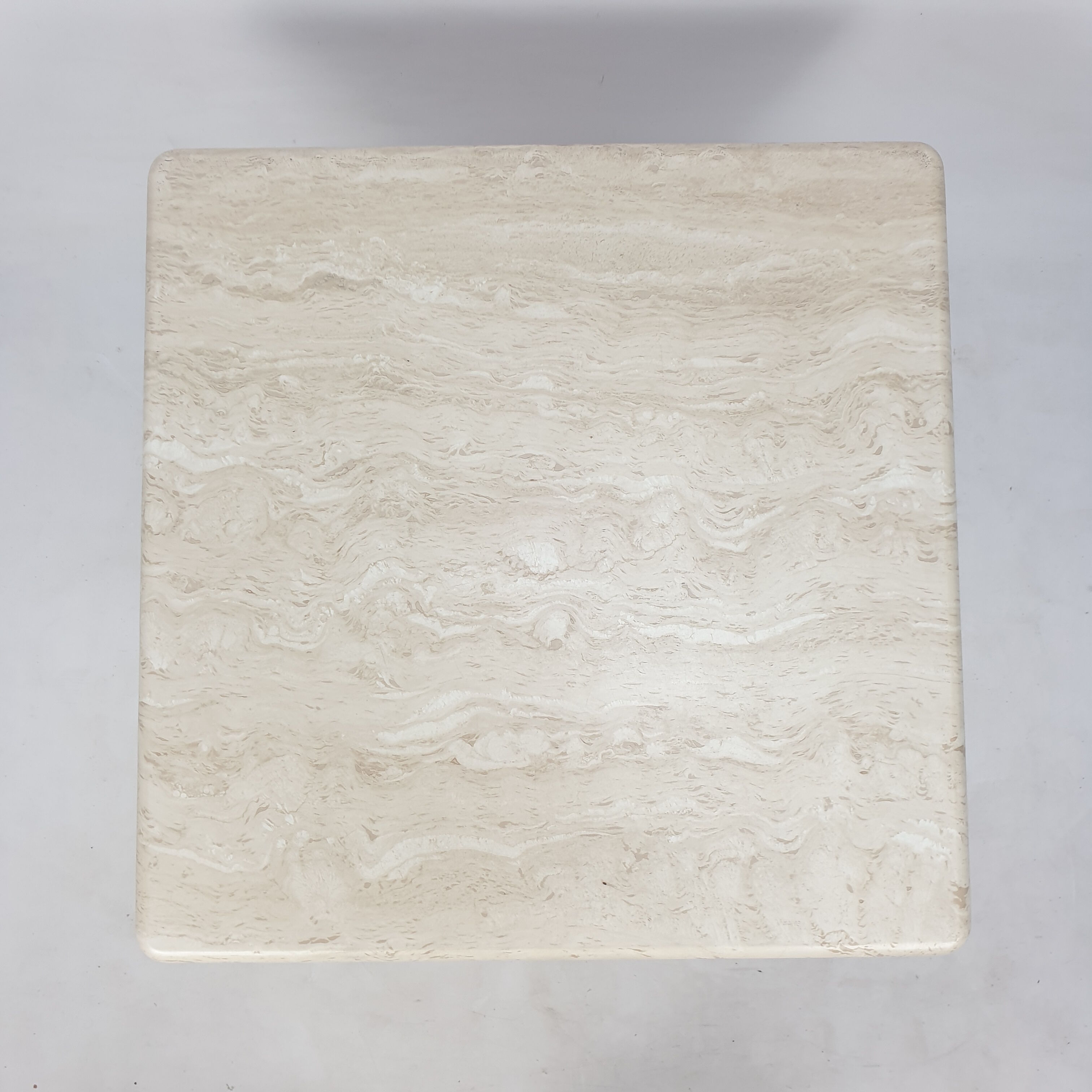 Italian Travertine Coffee Table, 1980s