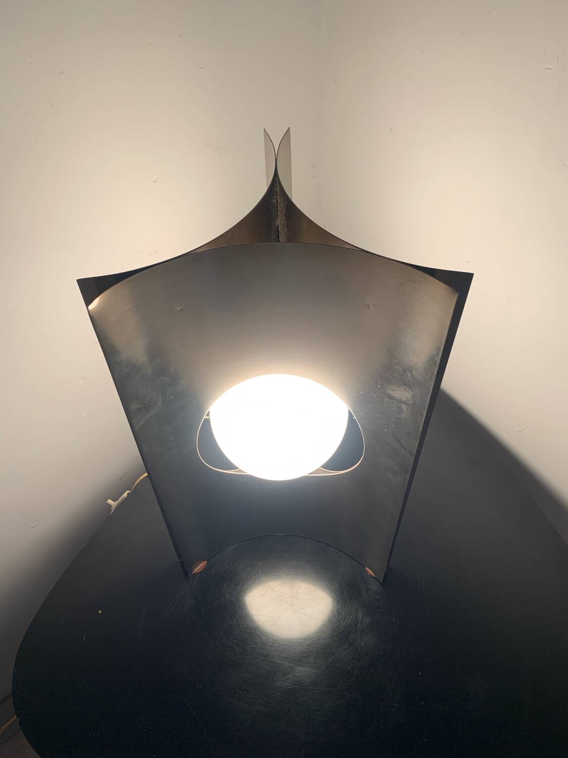 60s stainless steel lamp