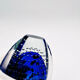 Murano Vase Sommerso Bullicante Cobalt Blue 1960s