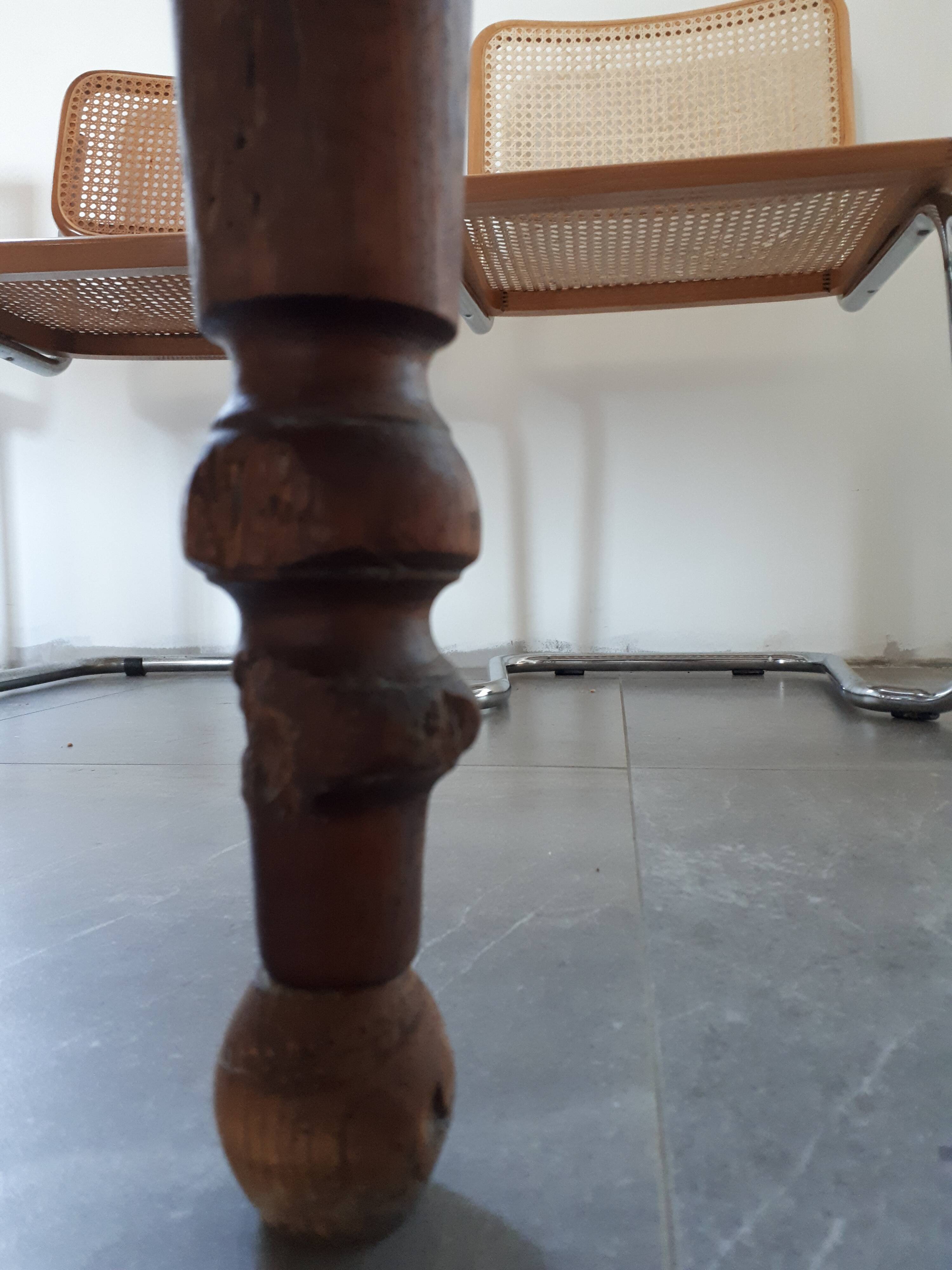 Farm table walnut oval tray