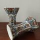 Pair of polychrome Delft earthenware vases, Holland, 1960s