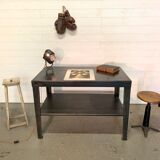 Steel industrial workshop table