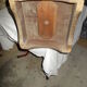 Wooden pedestal column