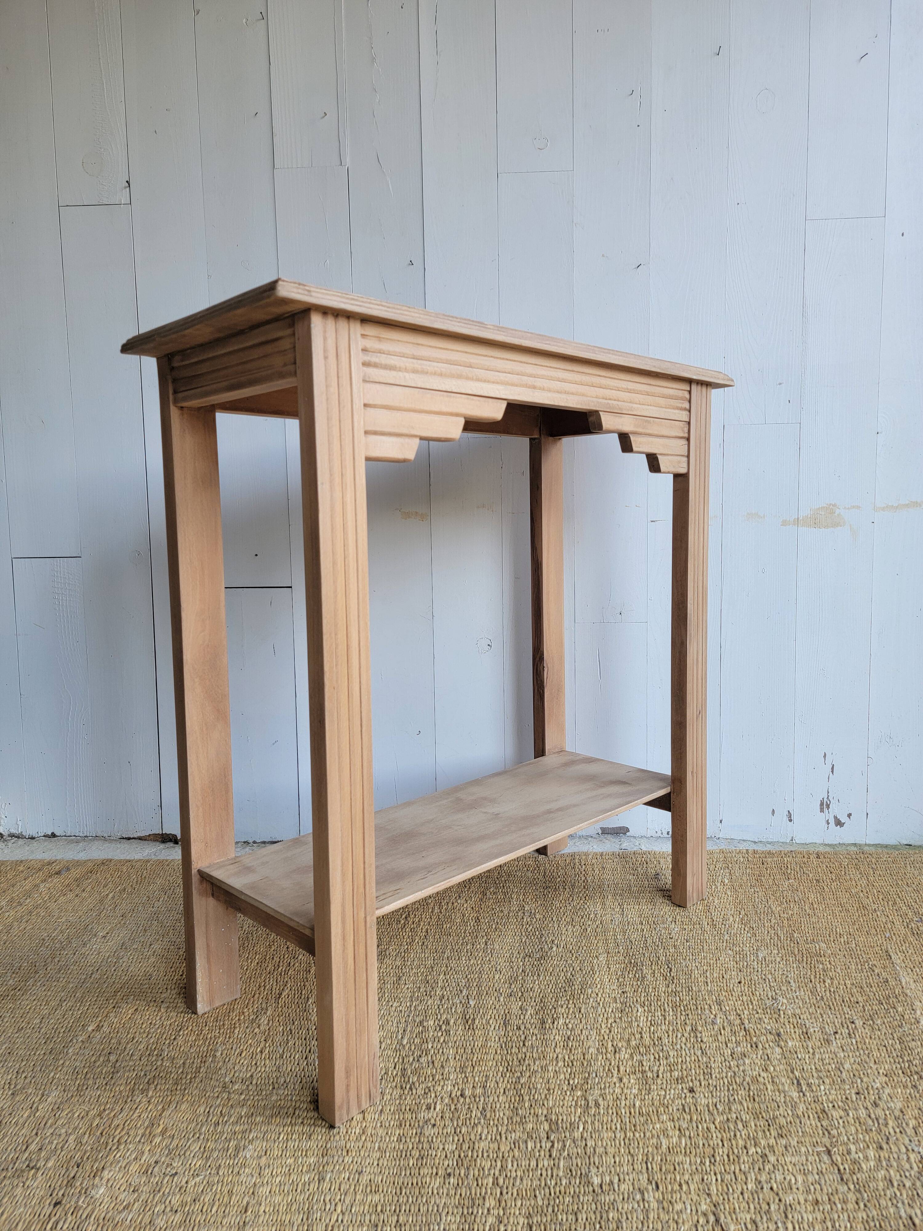 Old wooden console – Art Deco style