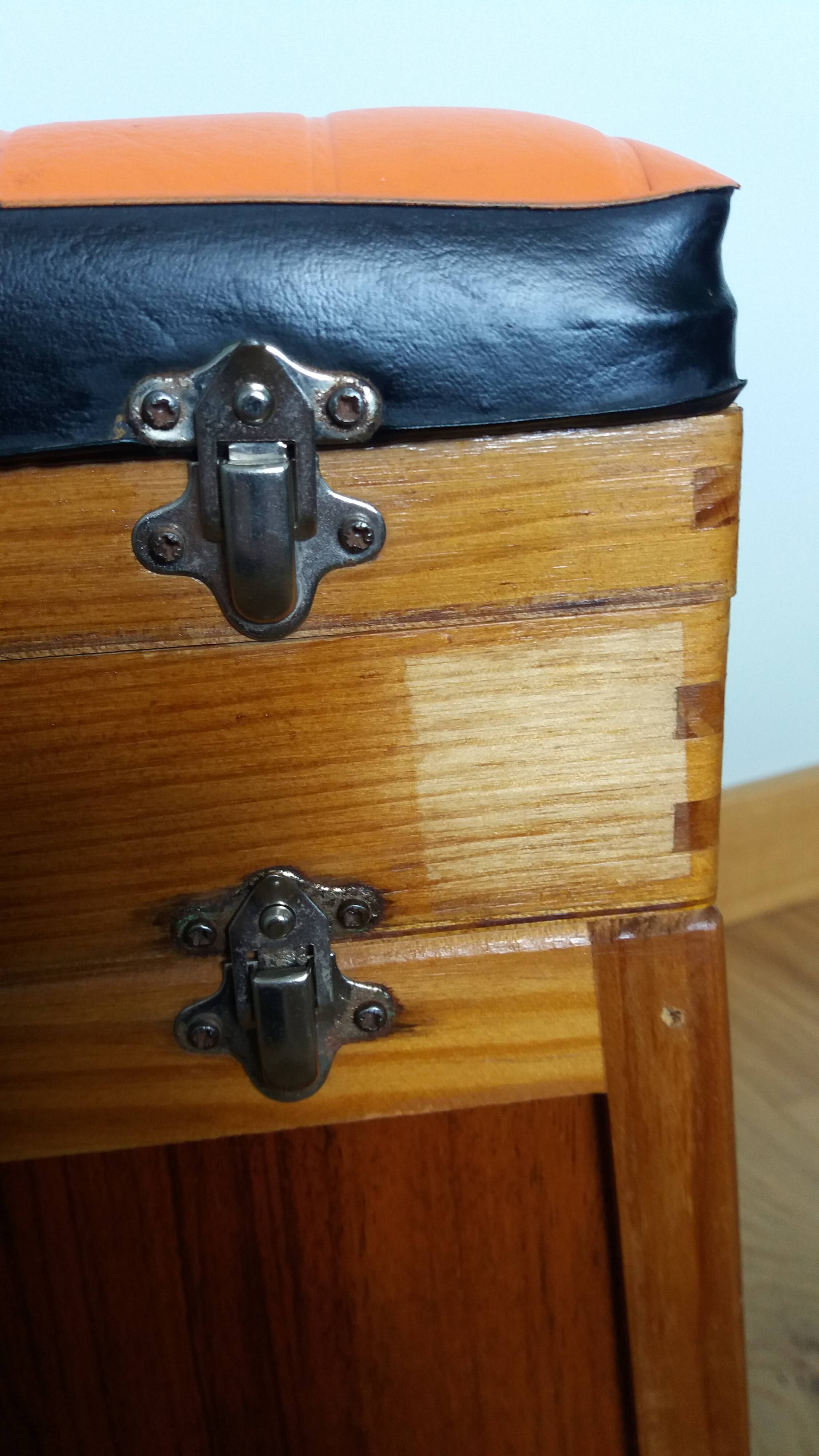Fisherman's stool storage chest