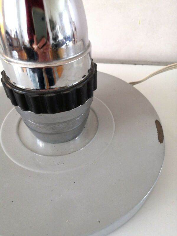 Pied de lampe ministre 4 ampoules années 70