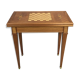 Table à jeux des années 50 en marqueterie