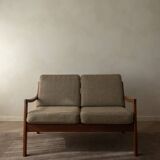 Vintage Senator Two-Seater Sofa by Ole Wanscher for Cado Danish Teak 1960s