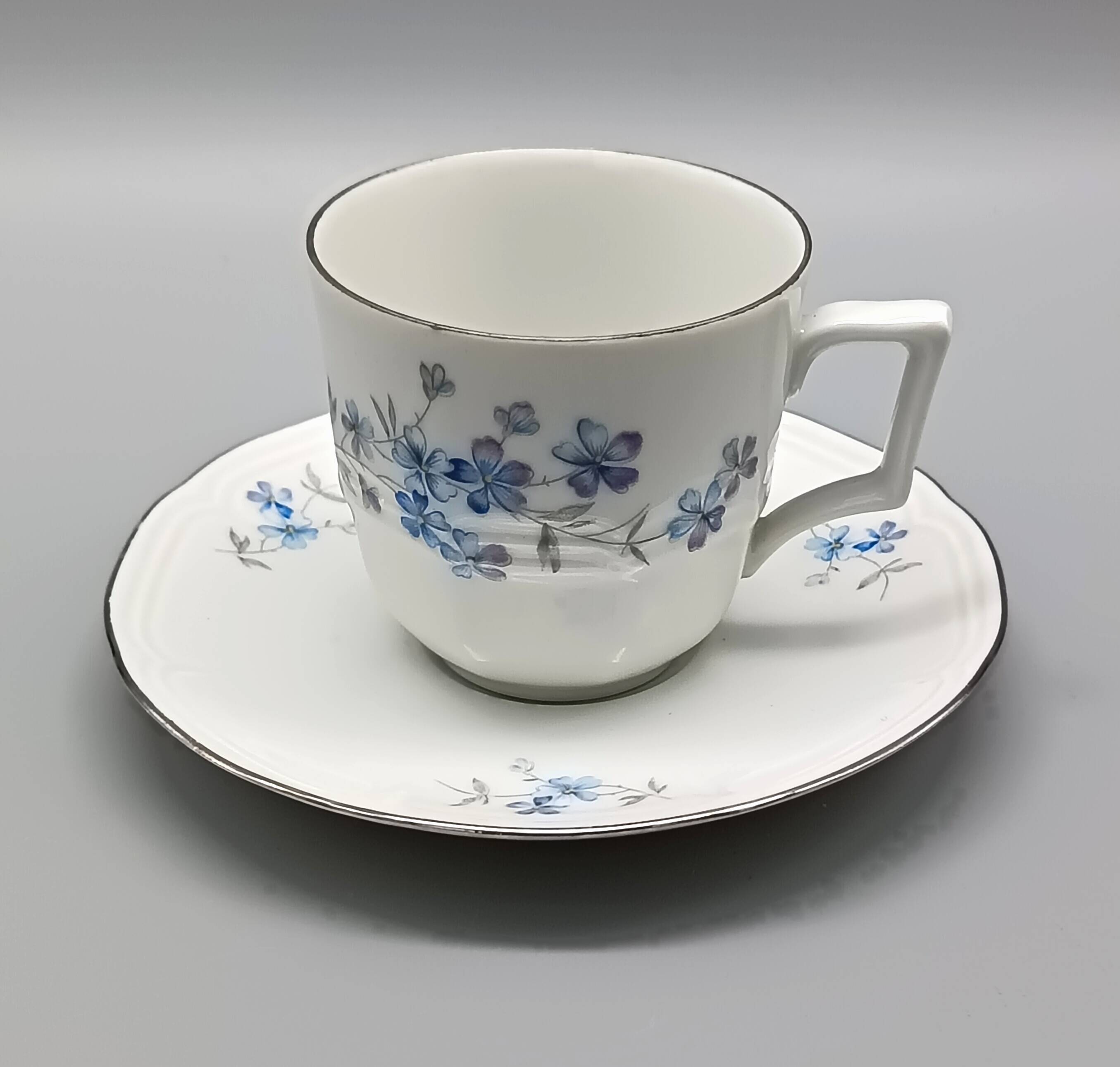 White porcelain coffee service Bareuther Waldassen Bavaria Germany