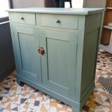 Parisian sideboard gray blue green