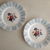 Set of two Claude Sarreguemines plates