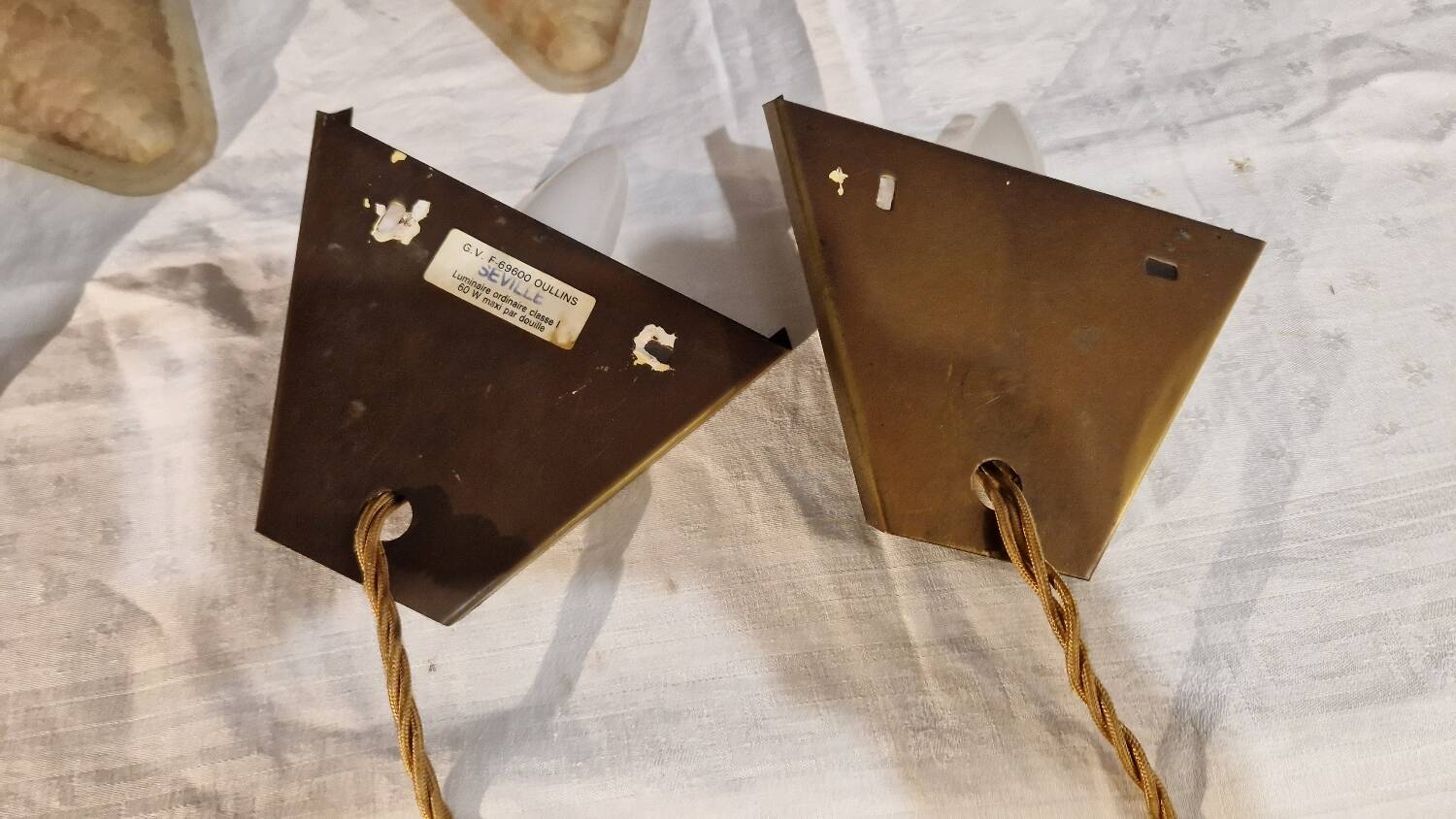 Paire d'appliques de style art deco